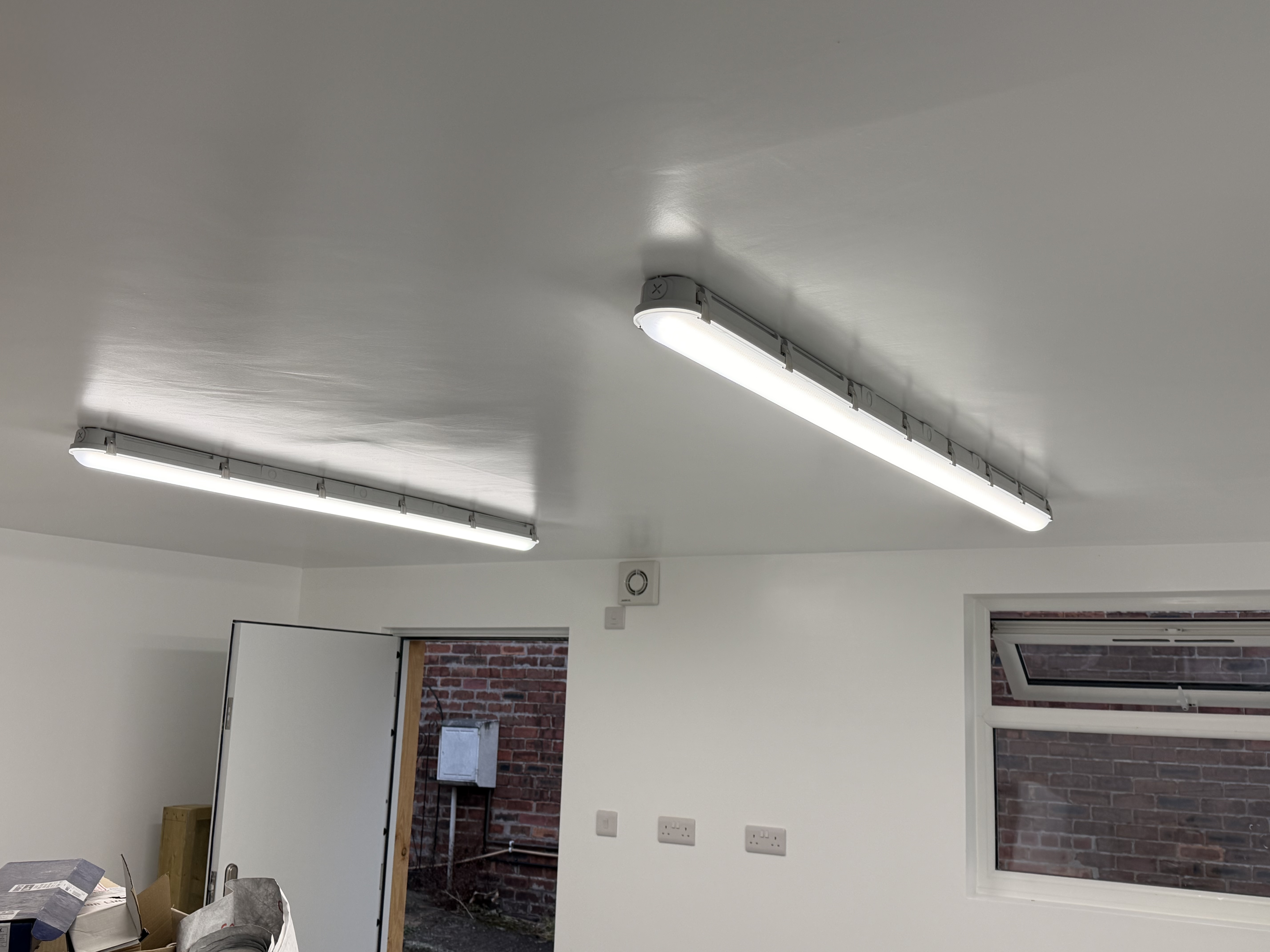 Workshop installation electrical project in Top Row, Darton