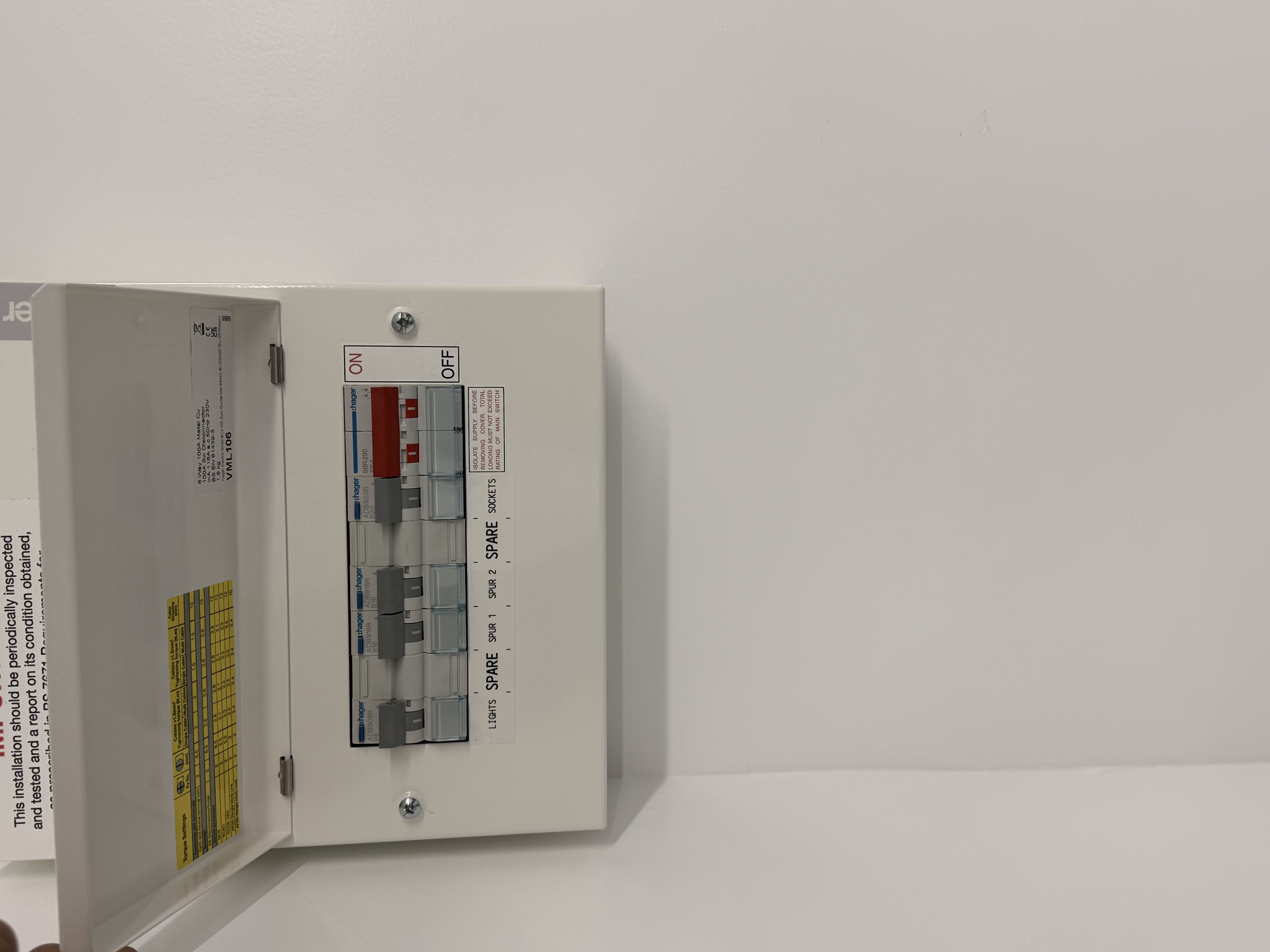 Workshop installation electrical project in DARTON — project photo 10
